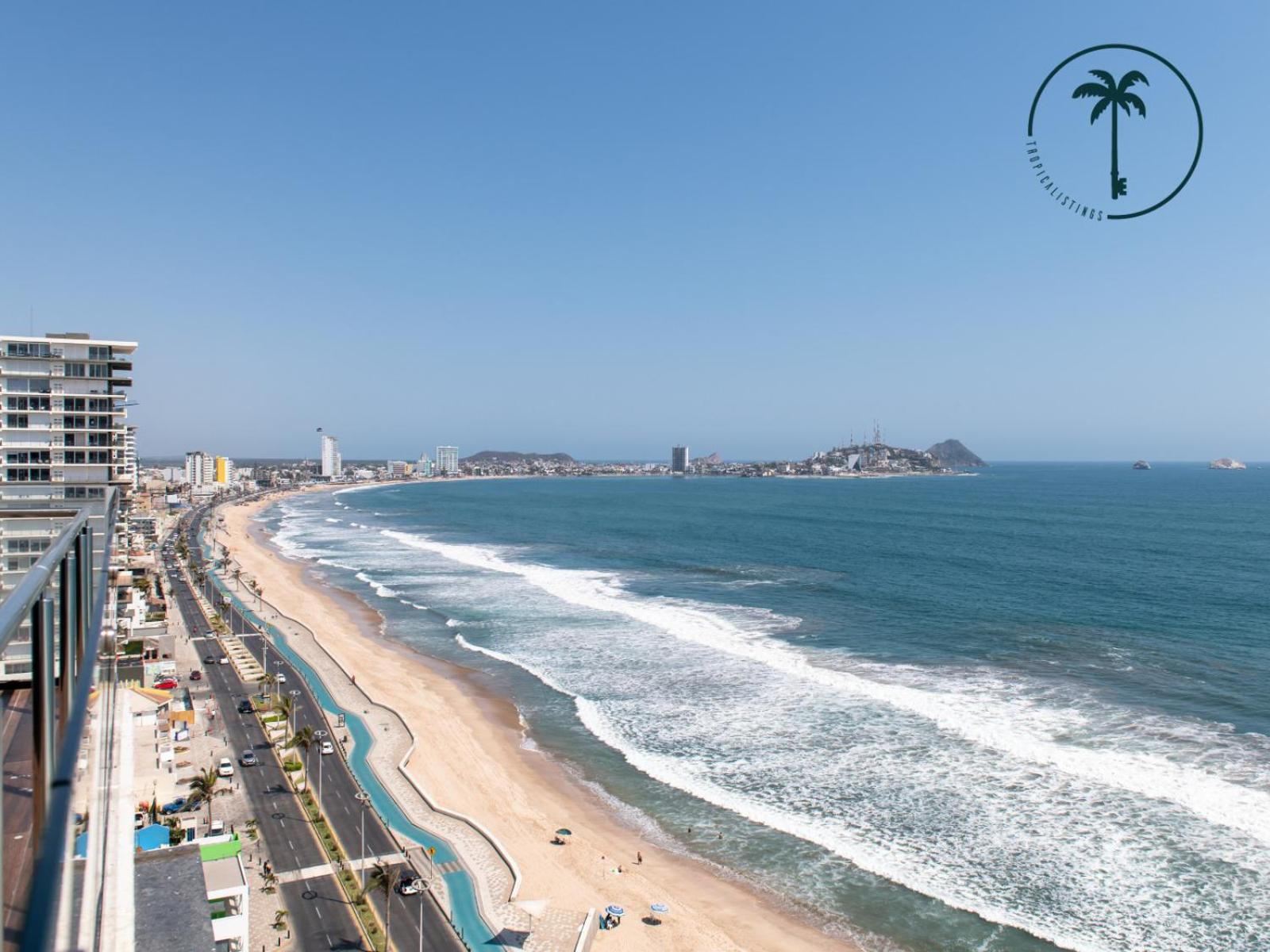 마사틀란 Terraza Con Vista Al Mar, Bbq Y Piscina 아파트 외부 사진