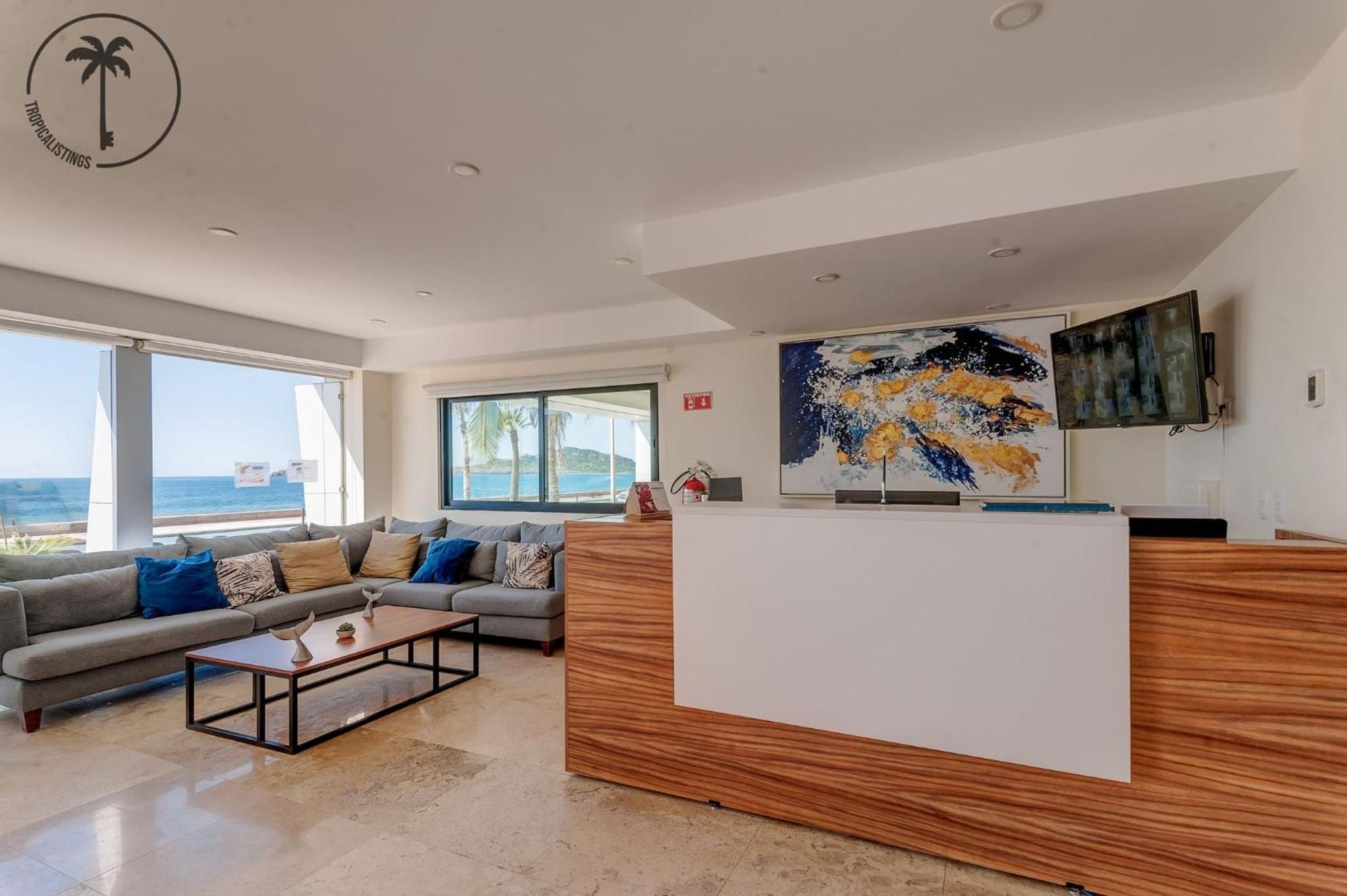 마사틀란 Terraza Con Vista Al Mar, Bbq Y Piscina 아파트 외부 사진